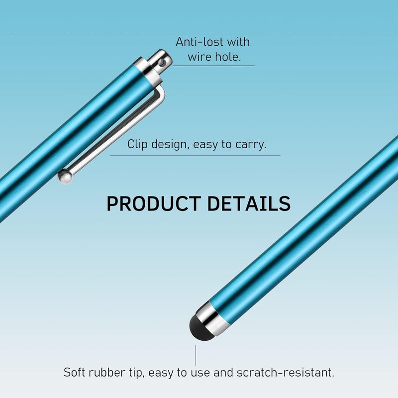 Abiarst Stylus Pens for Touch Screens, High Precision Universal Stylus for iPad iPhone Tablets Samsung Galaxy All Capacitive Touch Screens (10-Pack Pink) - Image 2